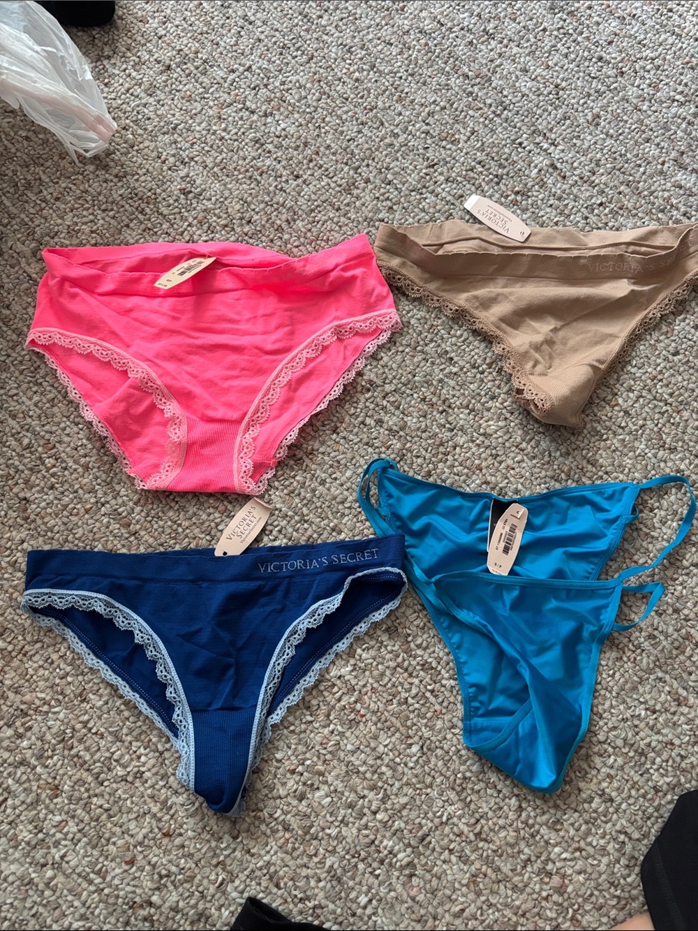 Victoria's Secret Underwear Lot of 4 New With Tags, Size S